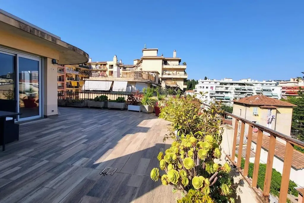 Romantic 1Br Escape With Sun-Rooftop Terrace Nice France